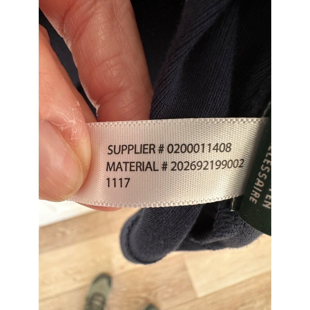 NEW Lauren Ralph Lauren Classics Navy Blue Boatneck Top Woman's Size 2X Nautical - Picture 10 of 10